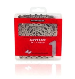 SRAM SRAM PC-1 speed chain 114 link 1/8'' w/snap lock T11 Silver