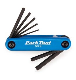 PARKTOOL Park Tool, AWS-10, Folding hex wrench set, 1.5mm, 2mm, 2.5mm, 3m, 4mm, 5mm and 6mm