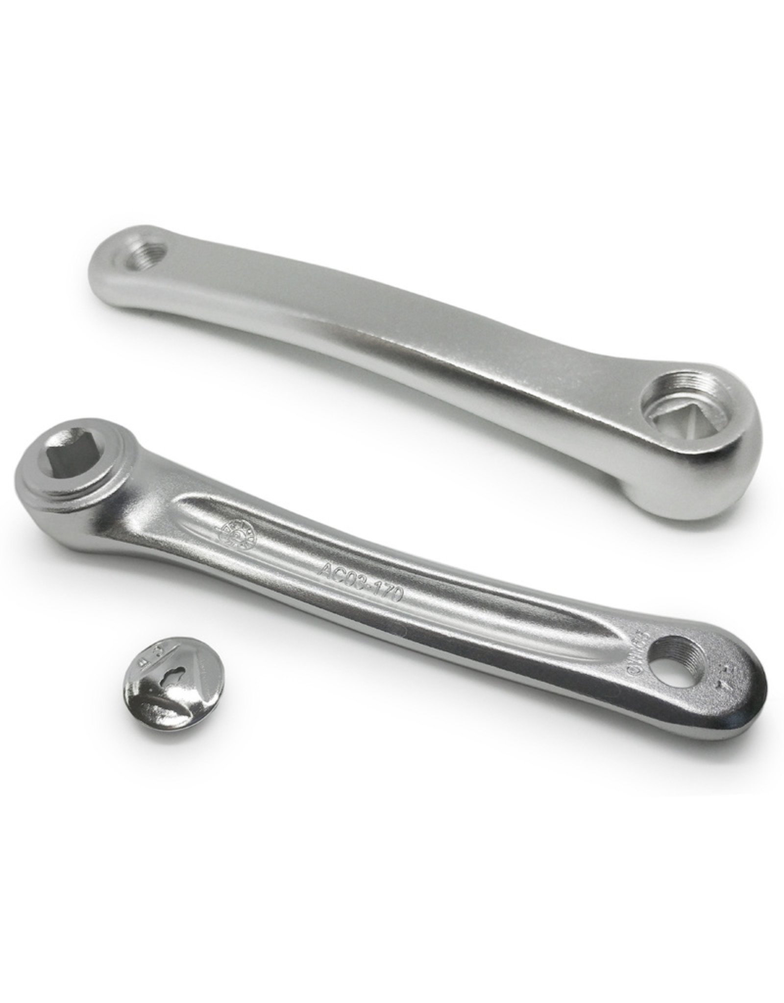 ECONO 170mm Left Crank Arm Diamond Alloy - Silver