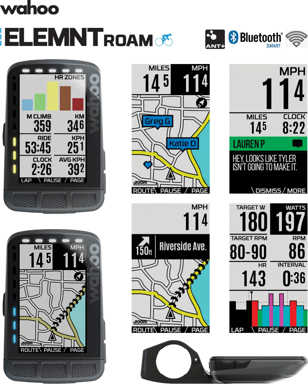 Wahoo Elemnt Roam GPS - Cycle Solutions