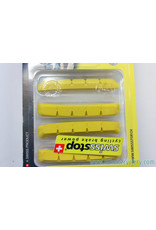 ECONO RX PLUS V-BRAKE PADS- yellow, for carbon rims