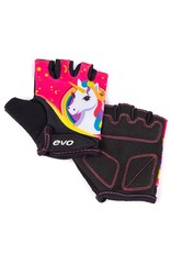 EVO EVO Kids Short Finger Gloves Unicorn
