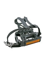 EVO EVO Pedals With Toe-Clips and Straps - Black