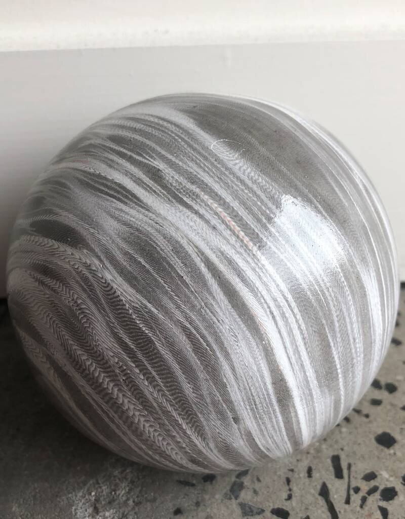 Ceramic Marble Look Deco Ball