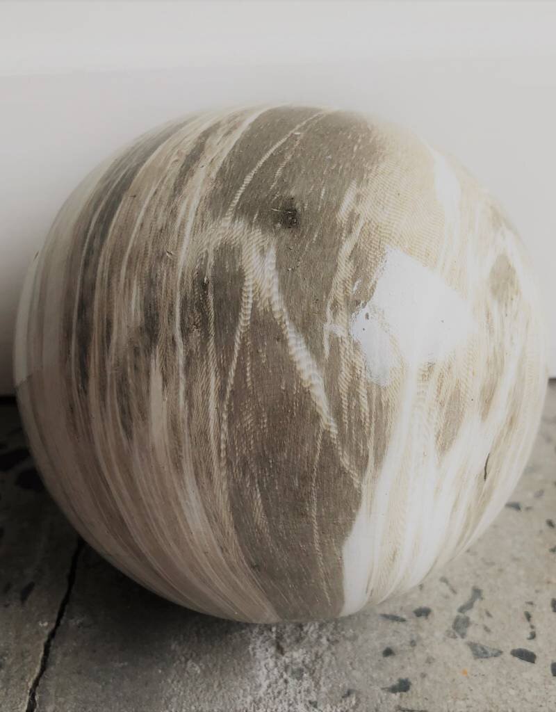 Ceramic Marble Look Deco Ball