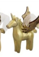 Poly White / Champagne Unicorn - 5.5 x 7cm