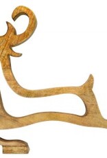 Running Deer - Mango Wood 50 x 2 x 37cm