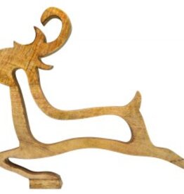 Running Deer - Mango Wood 50 x 2 x 37cm