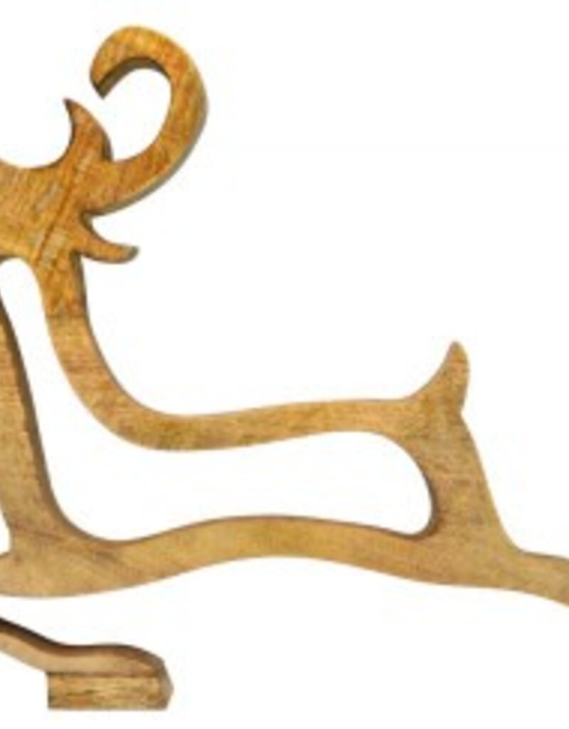Running Deer - Mango Wood 50 x 2 x 37cm