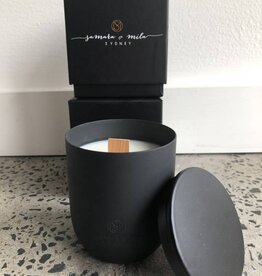 Samara & Mila Black Iron Candle