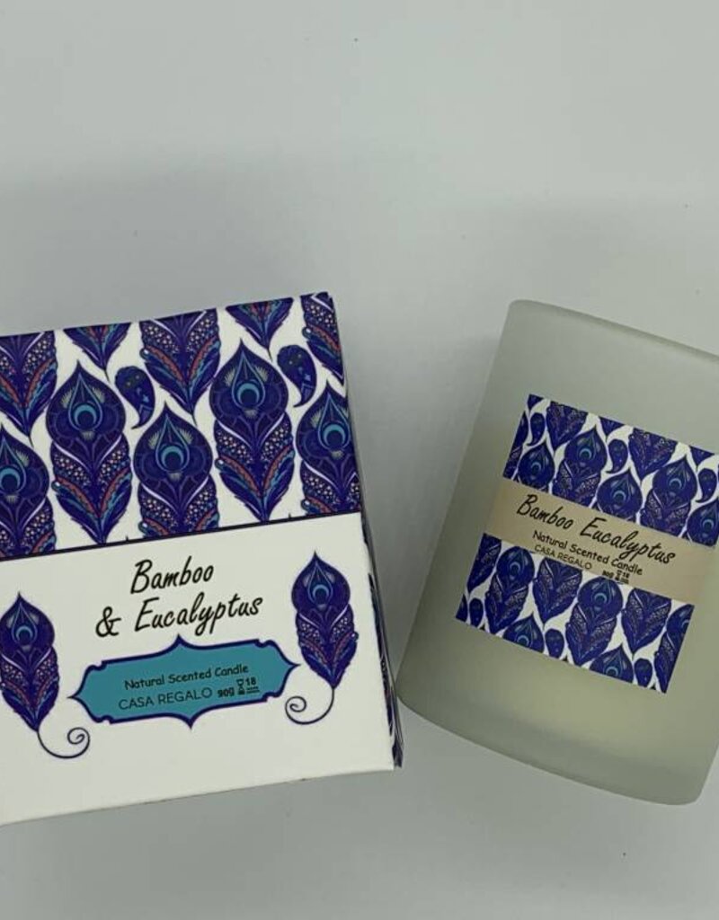 Casa Regalo 90g Frosted Glass Candle