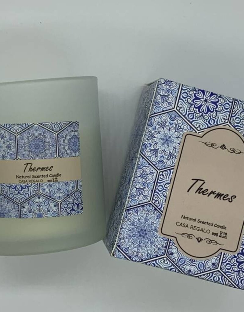 Casa Regalo 90g Frosted Glass Candle