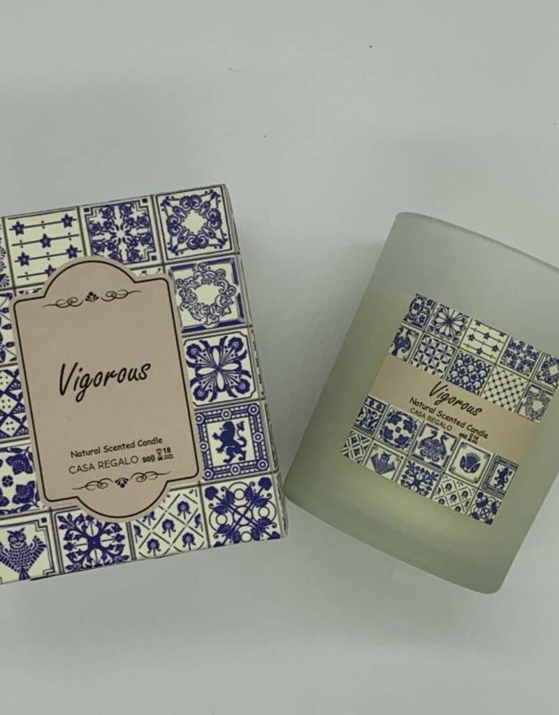 Casa Regalo 90g Frosted Glass Candle