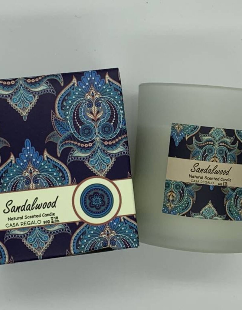 Casa Regalo 90g Frosted Glass Candle