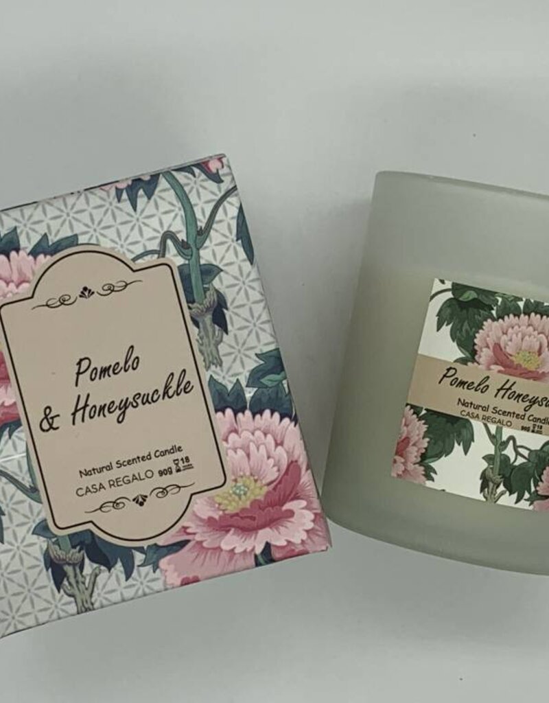 Casa Regalo 90g Frosted Glass Candle