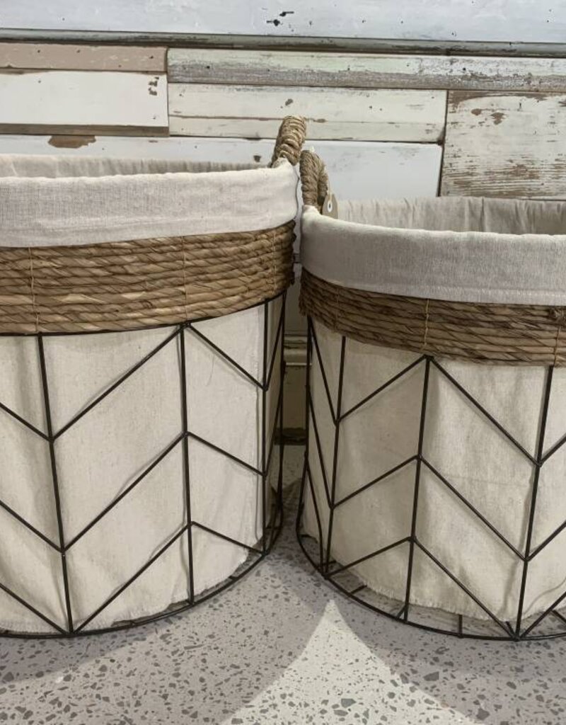 Becki Wire and Rope Basket