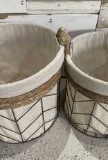 Becki Wire and Rope Basket