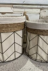 Becki Wire and Rope Basket