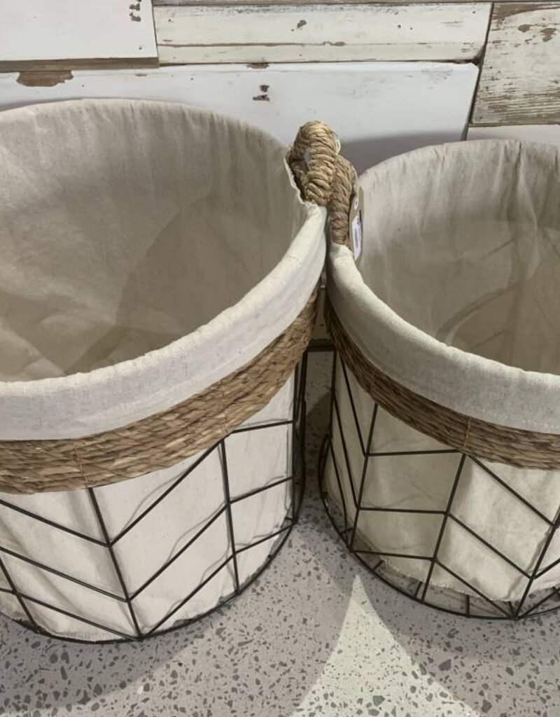 Becki Wire and Rope Basket