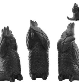 Hear / See / Speak Cockatoos Set 3 Black