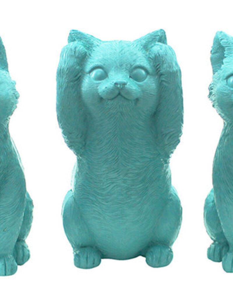 Hear / See / Speak Cat Set 3 Aqua