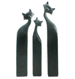 Family Cat Set 3 Black