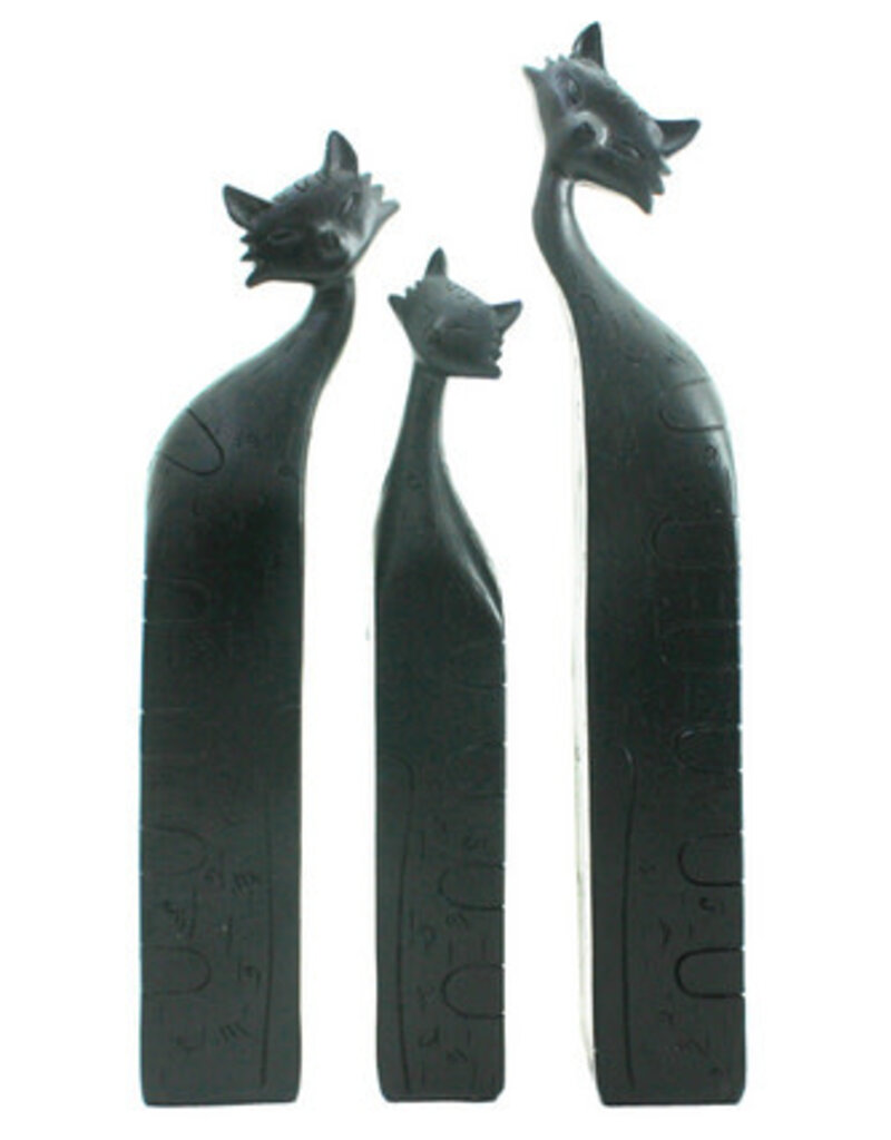 Family Cat Set 3 Black