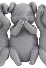 Piggy Set 3 Grey