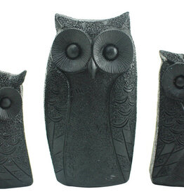 Family Owl Set 3 Black