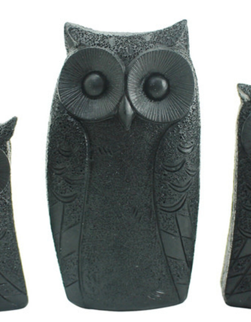 Family Owl Set 3 Black