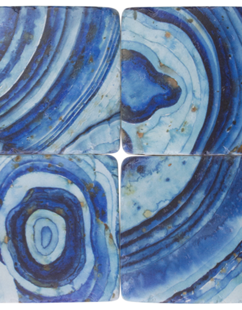 Resin Coaster Set of 4 - Agate