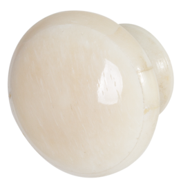 Hand Carved Acrylic Cabinet Knob - Natural
