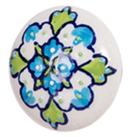 Handmade Ceramic Door Knob - Cerise