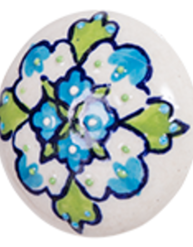 Handmade Ceramic Door Knob - Cerise