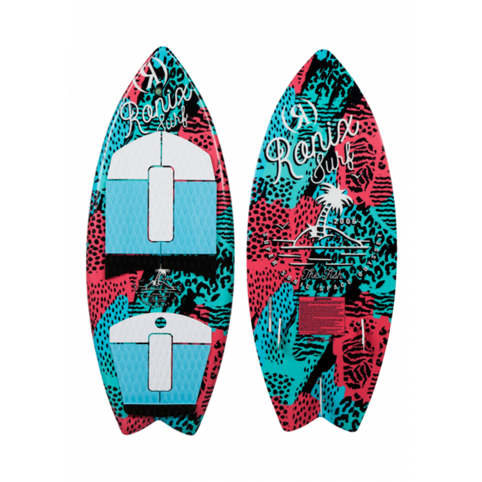 Ronix 2024 Super Sonic Space Odyssey Girl's Fish  3'9 Wakesurfer