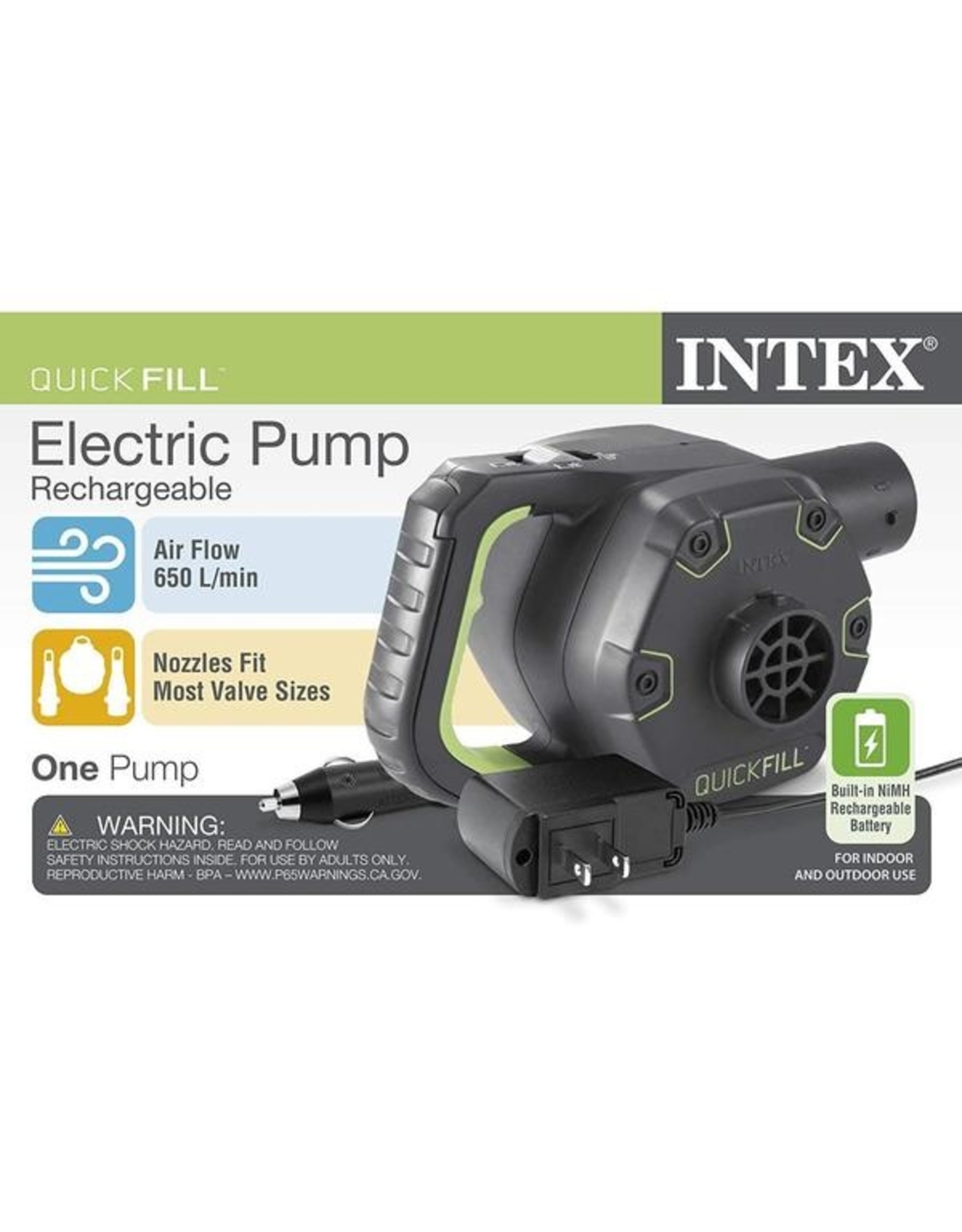 Intex Quick Fill Rechargeable Electric Pump