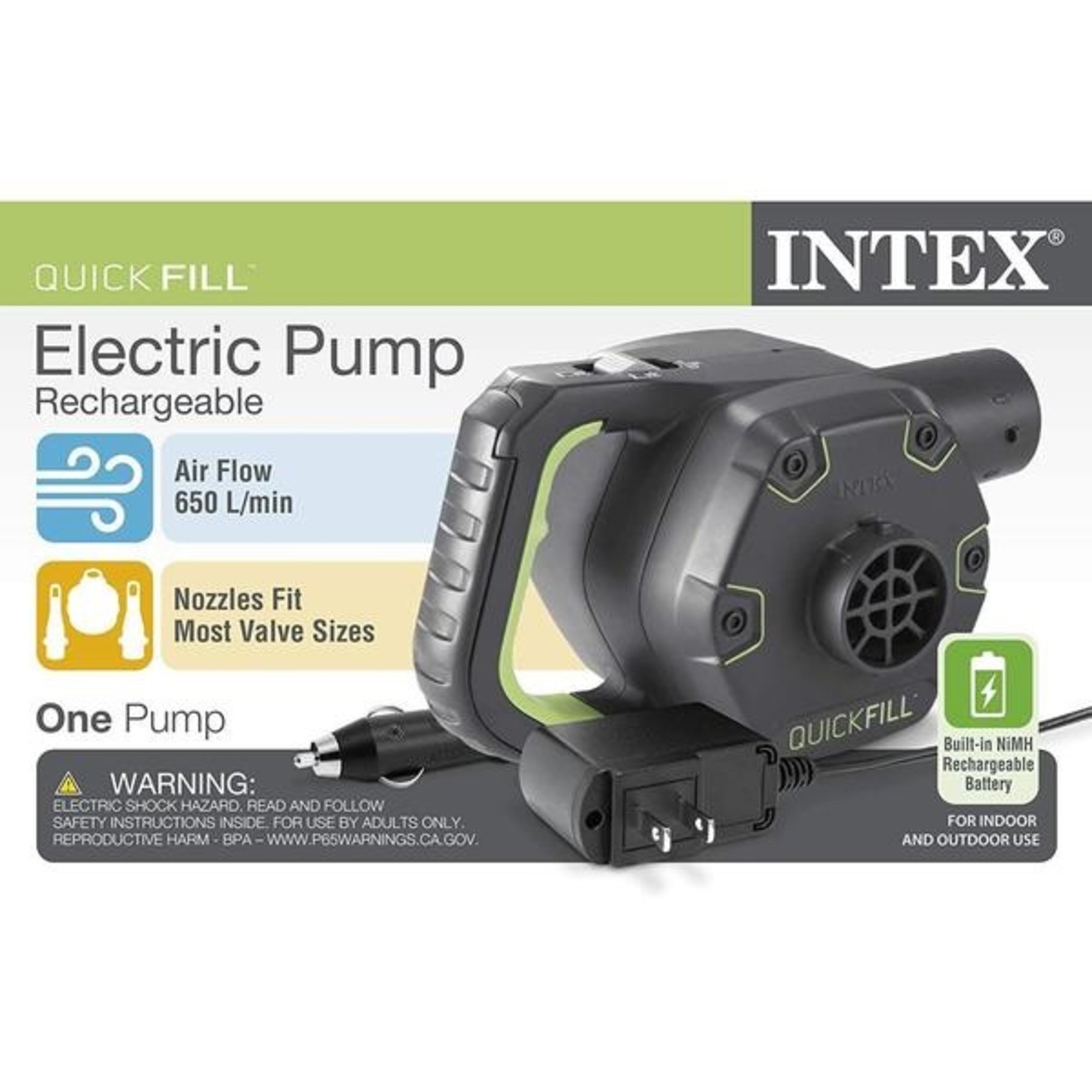 Intex Intex Quick Fill Rechargeable Electric Pump
