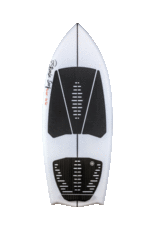 Ronix 2022 Flyweight - Bat Tail - Glacier White / Red - 4'6 Wide