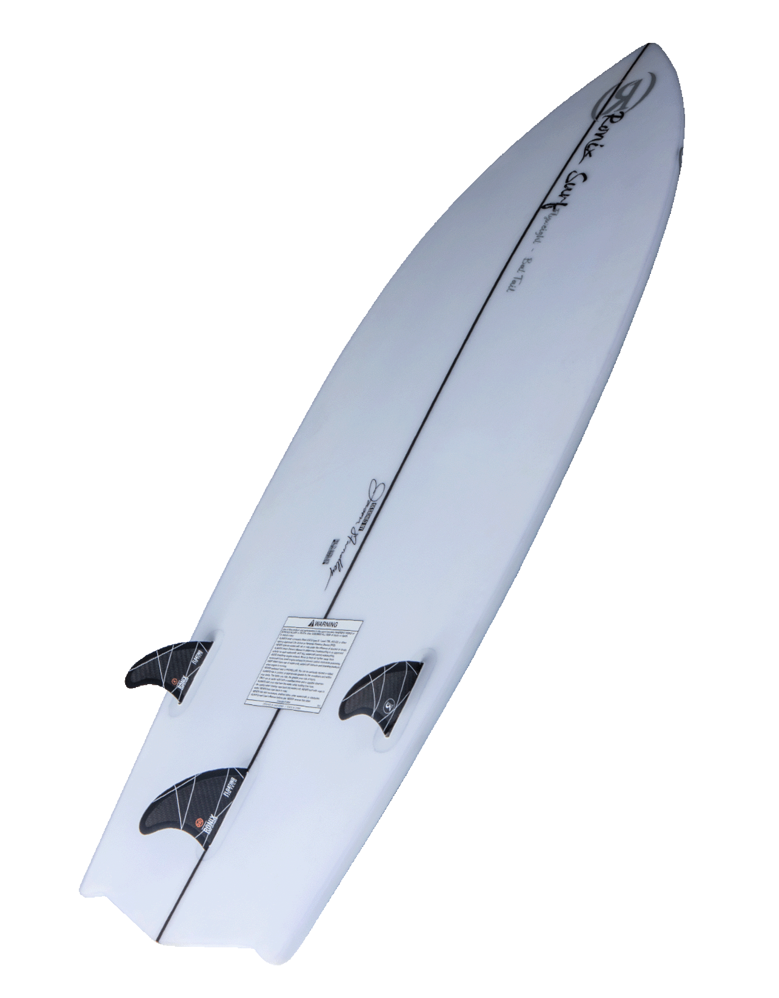 Ronix 2021 Flyweight - Bat Tail - Glacier White / Red - 4'6 Wide