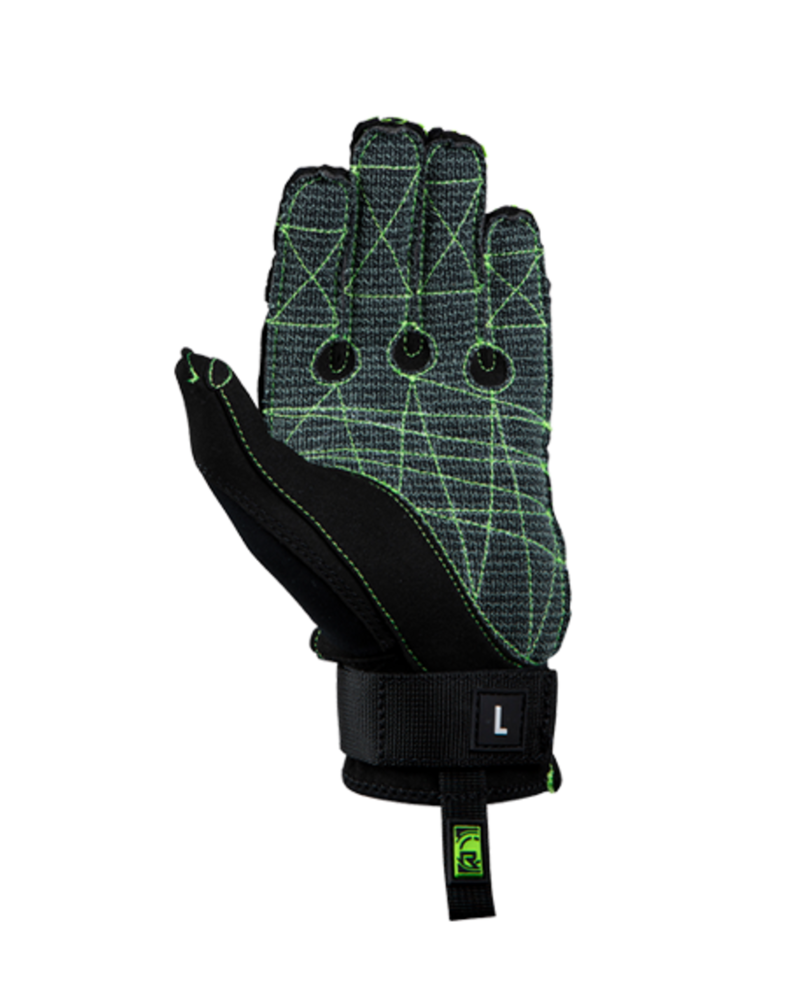 Radar Hydro-K Inside-Out Glove - Matte Black / Volt Green