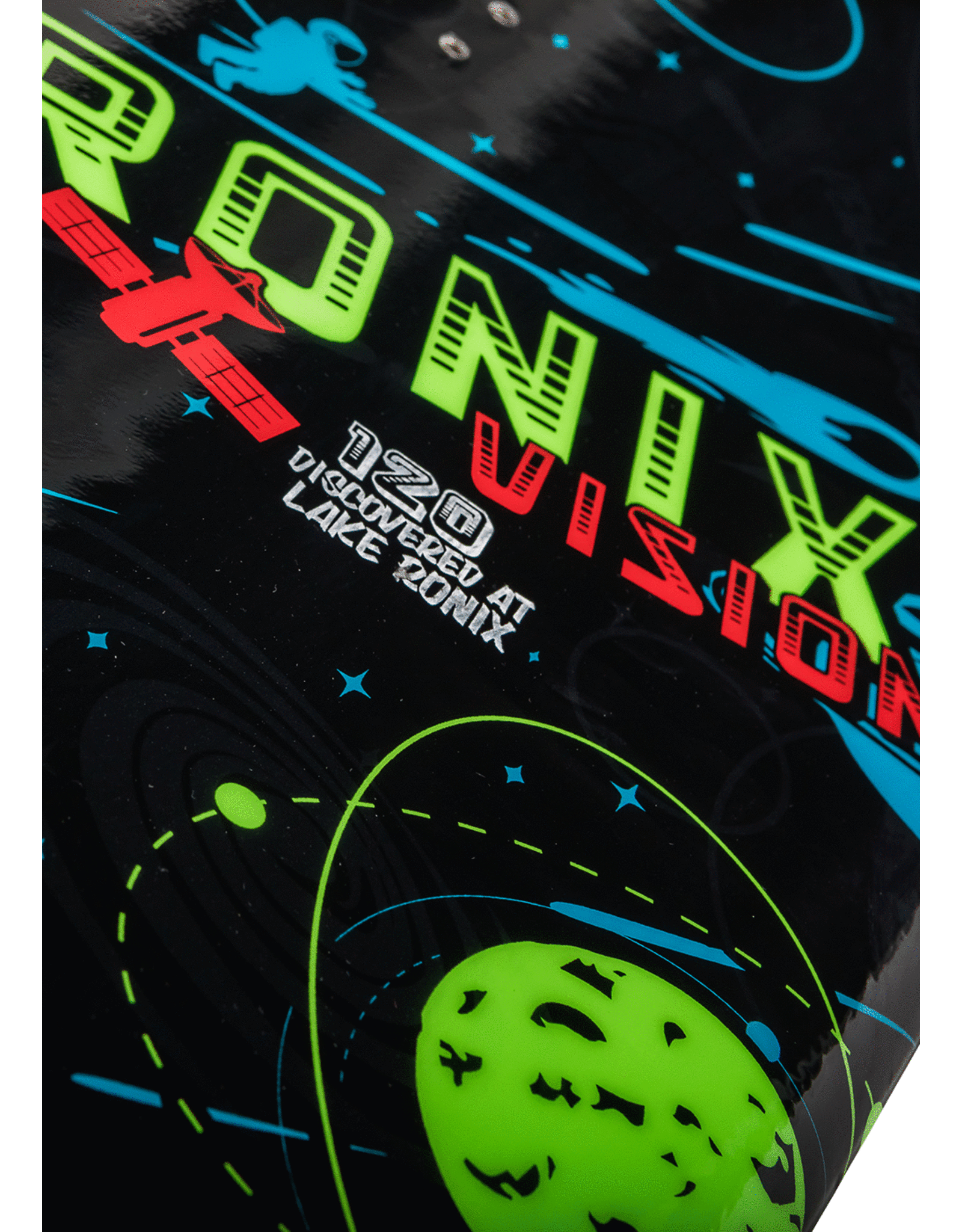 Ronix 2022 Vision Wakeboard - Galactic Black / Glow 'N Dark - 120
