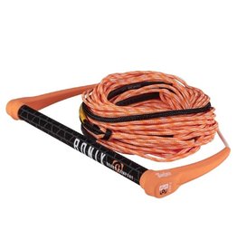 Ronix Women's Combo - Hide Grip 1 in. Dia. w/70ft. 4-Sect. Rope - Peach/White