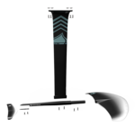 Liquid Force 2023 Carbon Horizon Surf 155 Foil Set