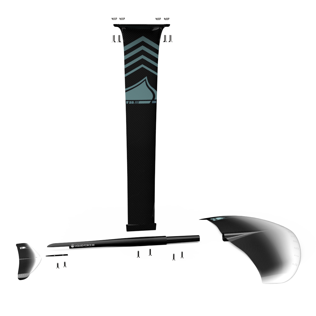 2023 Liquid Force Carbon Horizon Surf 155 Foil Set Sun Sports