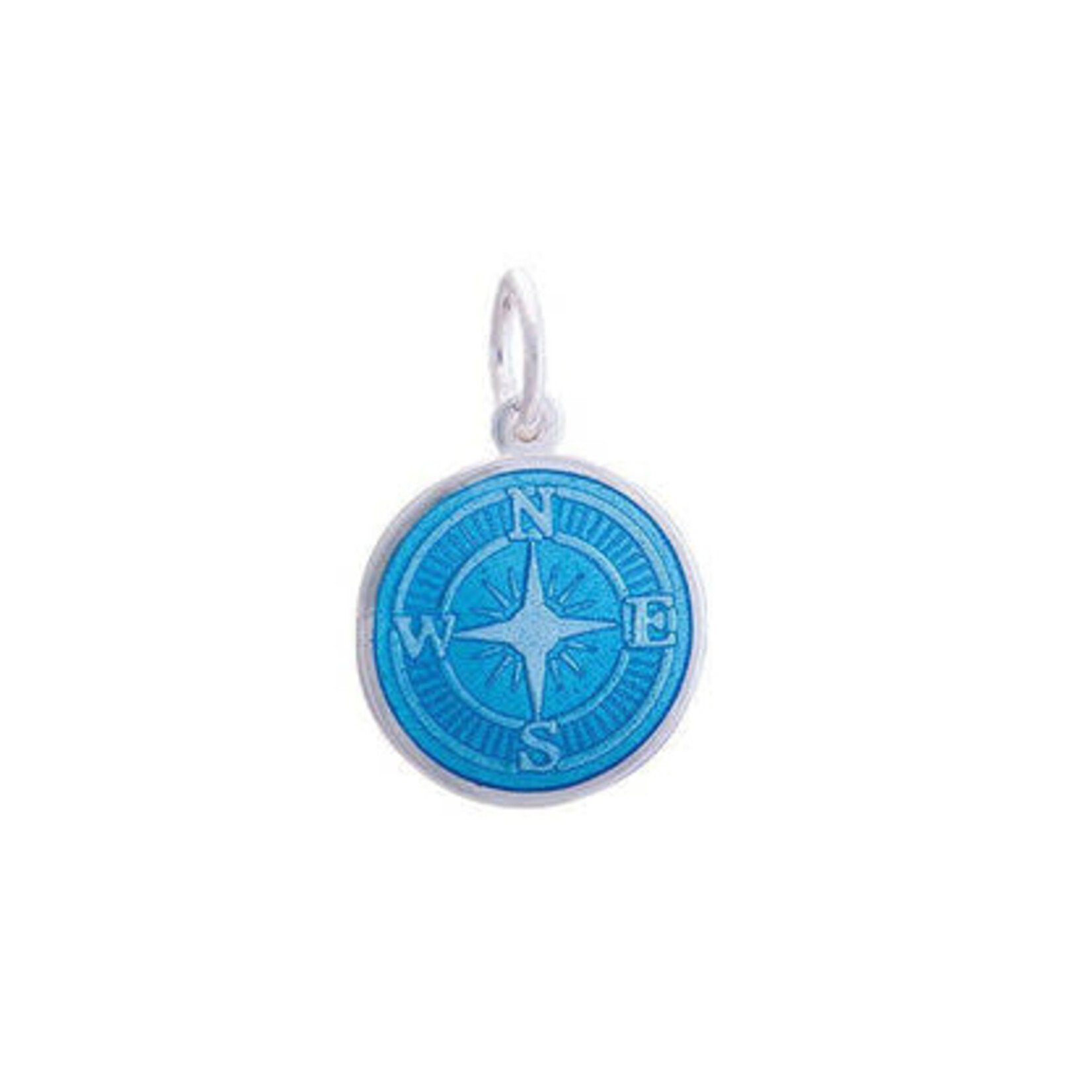 Lola Light Blue  Compass - Small Charm (19mm)