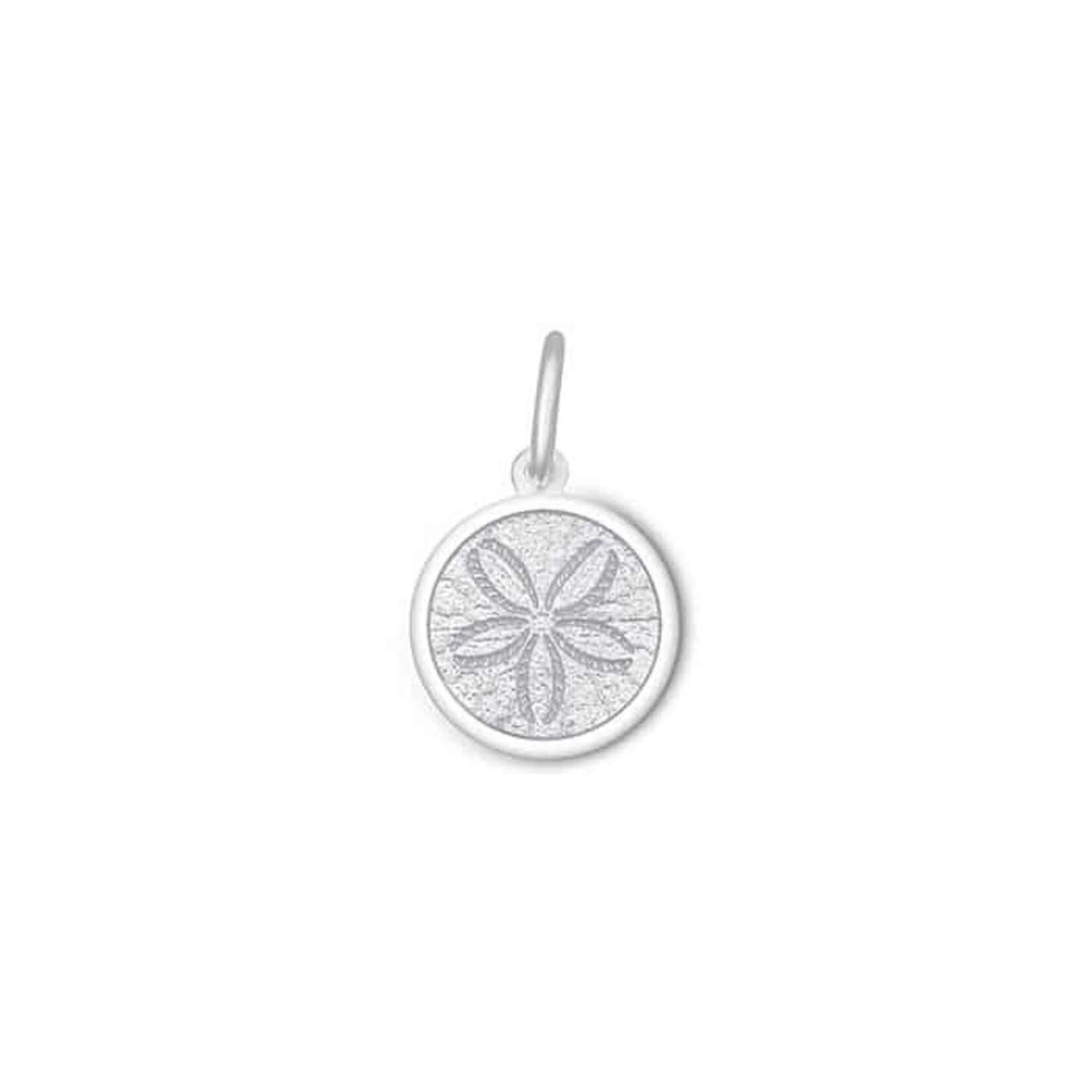 Lola Mini White Sand Dollar Charm (15mm)