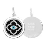 Lola Evil Eye Silver Turquoise Small (19mm)