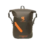 Geckobrands Waterproof Lightweight Backpack Grey/Bright Orange