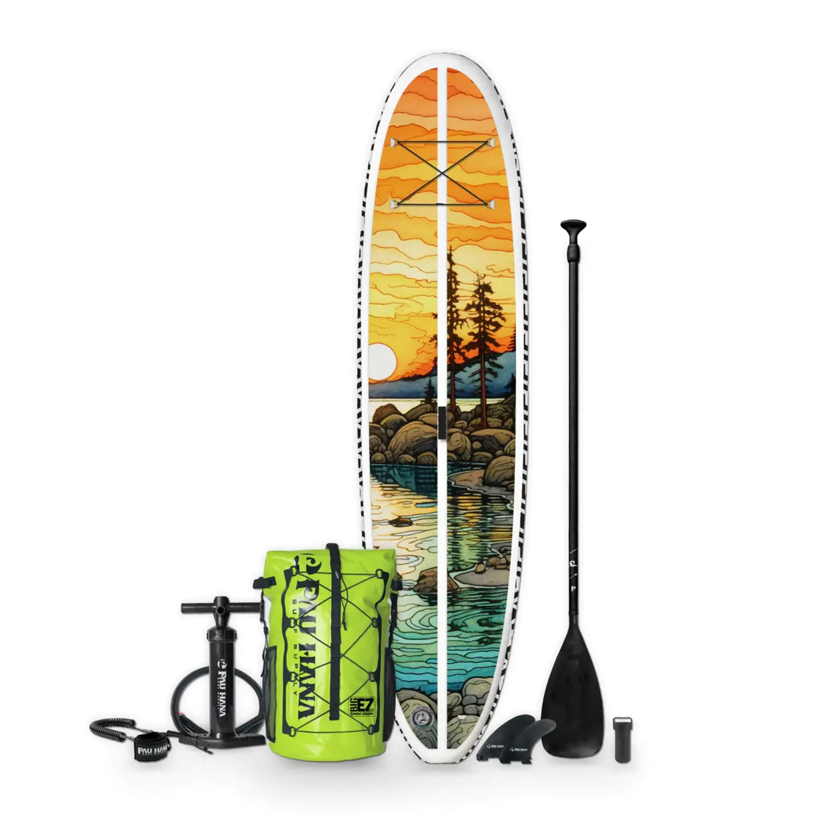 Pau Hana 2024 11'0" Big EZ Air: Stowaway Lite Tahoe Sunset