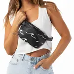 ALOHA Collection Seaside Mini Hip Back - White Black